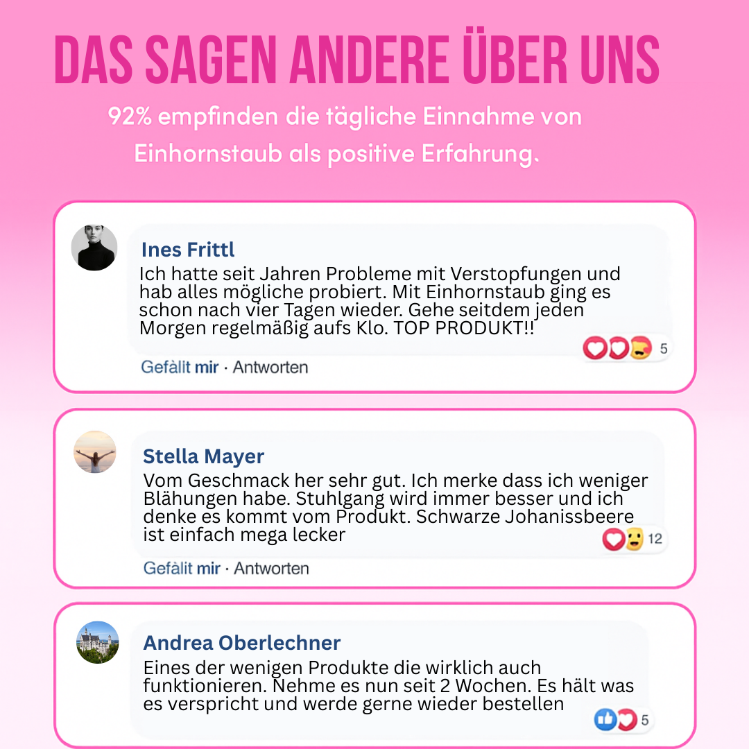 Einhornstaub | 1 + 1 Gratis (2-Monats-Darmkur für die besten Ergebnisse)