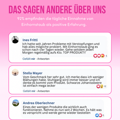 Einhornstaub | 1 + 1 Gratis (2-Monats-Darmkur für die besten Ergebnisse)